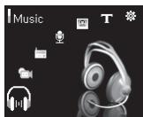 COWON IAUDIO 7 - Liste du menu Settings (Paramètres) - 1