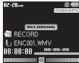 COWON IAUDIO 7 - Enregistrement à l'aide de la connexion d'entrée - 6