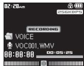 COWON IAUDIO 7 - Enregistrement à l'aide du micro intégré - 7