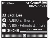 COWON IAUDIO 7 - Lecture de fichiers audio et vidéo - 5