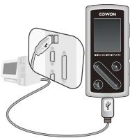 COWON IAUDIO 6 - Connexion à un ordinateur - 1