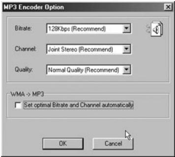 COWON IAUDIO 6 - Conversion de pistes CD Audio en fichiers MP3 et transfert direct de ces fichiers dans l'iAUDIO - 1