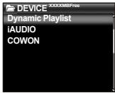 COWON IAUDIO 6 - Gestion d'un appareil compatible USB - 4