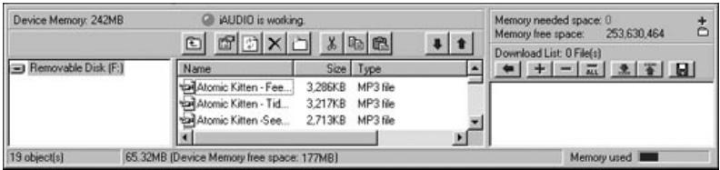 COWON IAUDIO 6 - Gestion de la mémoire Flash - 1