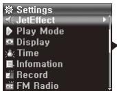 COWON IAUDIO 6 - Basculer d'un mode à un autre - 11