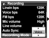 COWON IAUDIO 6 - Enregistrement à l'aide du micro intégré - 3