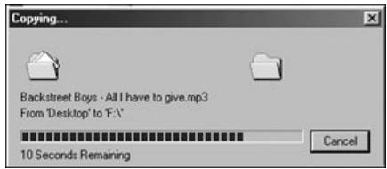 COWON IAUDIO 6 - Transfert de fichiers MP3 dans l'iAUDIO - 3