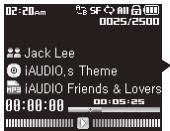 COWON IAUDIO 6 - Lecture de fichiers audio et vidéo - 9