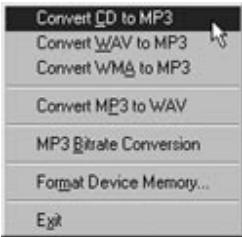 COWON IAUDIO 6 - Conversion de pistes CD Audio en fichiers MP3 et transfert direct de ces fichiers dans l'iAUDIO - 2