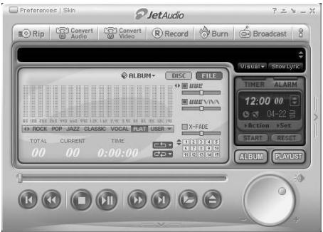 COWON IAUDIO 6 - Installez et lancez JetAudio VX. - 1