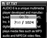 COWON IAUDIO 6 - Lecture de textes - 4