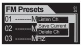 COWON IAUDIO F1 - Mode radio FM (écoute de la radio FM) - 4