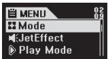 COWON IAUDIO F1 - Instructions de base pour le changement de mode - 2