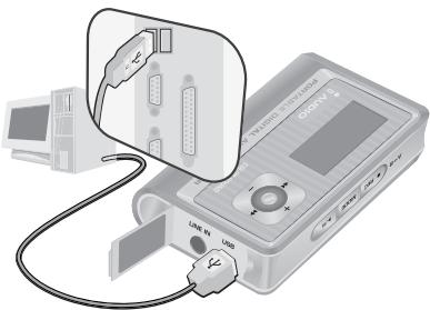 COWON IAUDIO G2 - Insérer les batteries - 4
