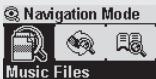 COWON IAUDIO G2 - Entrée dans le mode Navigation - 1