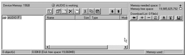 COWON IAUDIO M3 - Gestion de la mémoire - 1