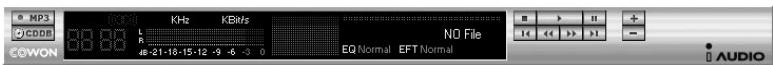 COWON IAUDIO M3 - Lecture de fichiers MP3, MP2, WAV, WMA, ASF, d'un CD audio ou d'une liste de lecture (M3U) - 1