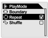 COWON IAUDIO M3 - Repeat (Répéter) - 1