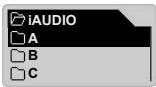 COWON IAUDIO U2 - Fonctionnement de base pour l'utilisation du menu Navigateur (Navigator) - 2