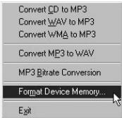 COWON IAUDIO U2 - Initialisation de la Mémoire Flash (FORMATAGE) - 1