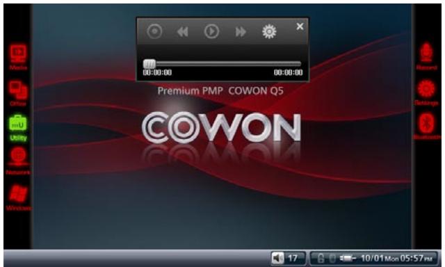 COWON Q5W - Mode Enregister - 1