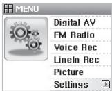 COWON U3 - Menu - 6