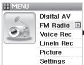 COWON U3 - Sélecteur de mode - 3
