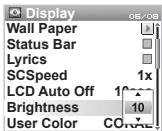 COWON U3 - Extinction LCD auto - 1