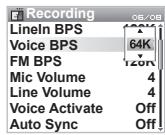 COWON U3 - Entrée BPS - 1