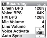 COWON U3 - 6.Voix activée - 1