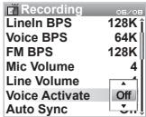 COWON U3 - Volume ligne - 1