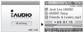 COWON U3 - Commandes simples - 2