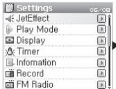 COWON U3 - Reglages - 8