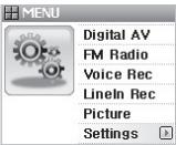 COWON U3 - Enregistrement Radio FM programme - 1