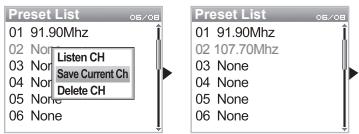 COWON U3 - Configuration PréRéglage - 4