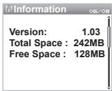 COWON U3 - Information - 1