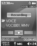 COWON IAUDIO F2 - Enregistrement à l'aide du microphone intégré - 4