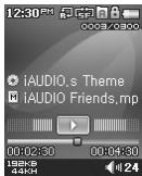COWON IAUDIO F2 - Lecture de fichiers audio et video - 1