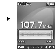 COWON IAUDIO F2 - Utilisation du mode Radio FM - 2