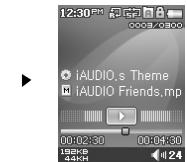COWON IAUDIO F2 - Naviguer dans l'arborescence - 4