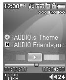 COWON IAUDIO F2 - Naviguer dans l'arborescence - 1
