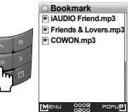 COWON IAUDIO F2 - Utilisation des fonctions avancées - 9