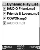 COWON IAUDIO F2 - Supprimer des plages de la liste DPL - 1