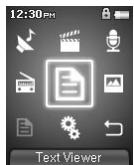 COWON IAUDIO F2 - Lecture de textes - 1