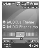 COWON IAUDIO F2 - Modification des paramètres - 1