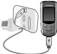 COWON IAUDIO F2 - Connexion à un ordinateur et transfert de fichiers - 1