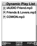 COWON IAUDIO F2 - Supprimer des plages de la liste DPL - 4