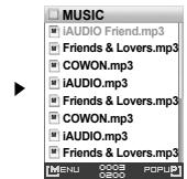 COWON IAUDIO F2 - Naviguer dans l'arborescence - 2