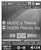 COWON IAUDIO F2 - Lecture de fichiers audio et video - 3