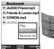 COWON IAUDIO F2 - Utilisation des fonctions avancées - 8